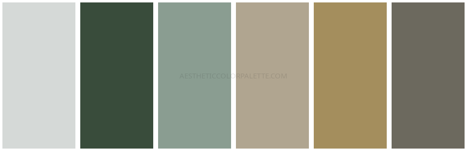 Pastel aesthetic color palette