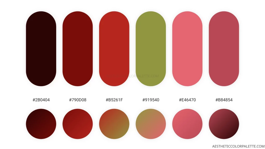 Rose red color values inspiration