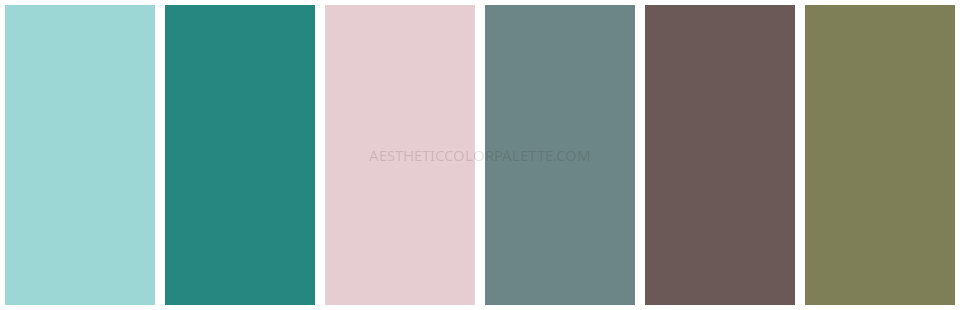 Soft aesthetic HTML color tones