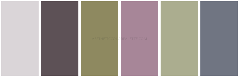 Soft aesthetic color scheme codes