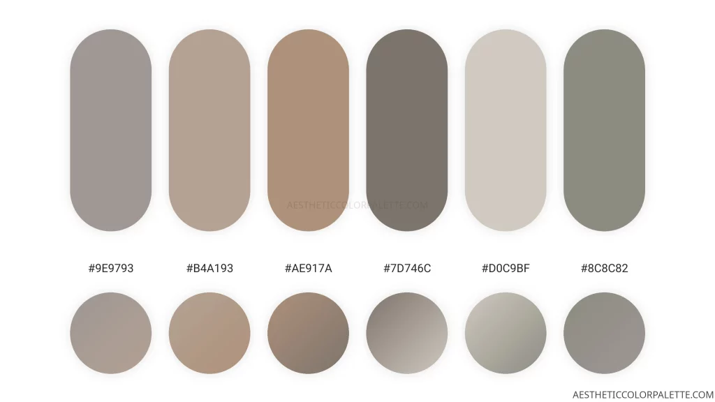 Stone color HTML color values