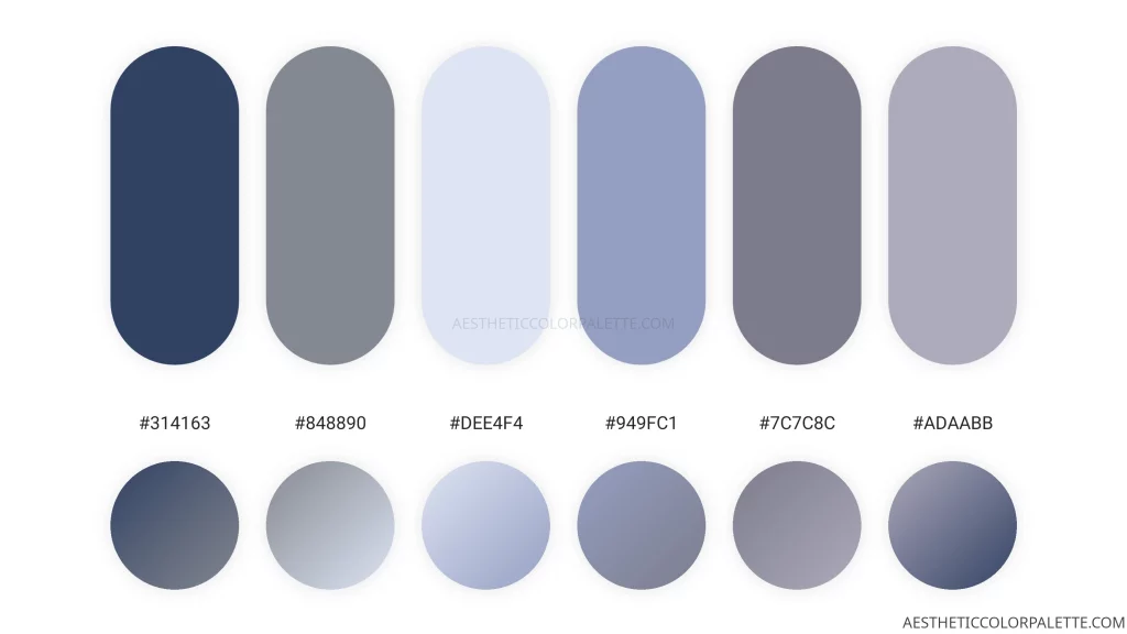 Winter color scheme codes