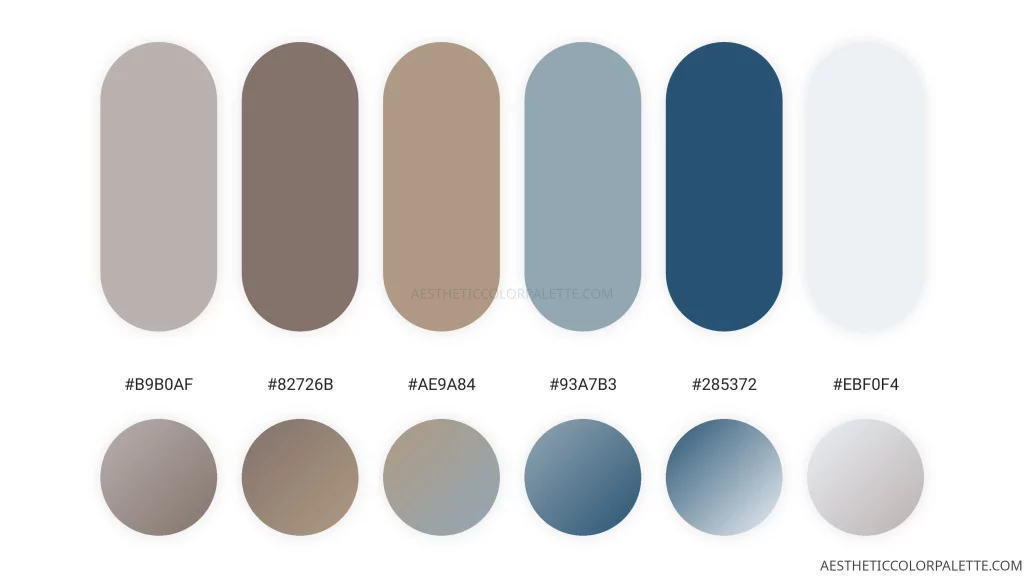 Winter color scheme numbers