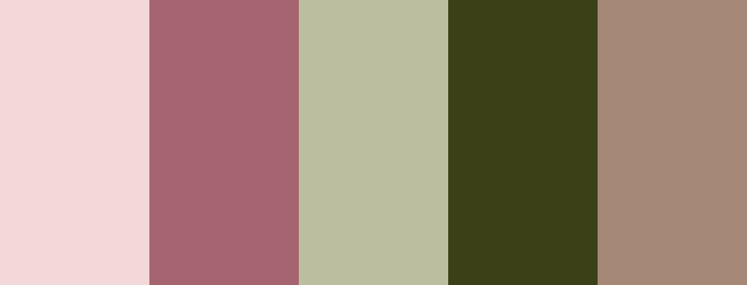 Boho color palette - Aesthetic Color Palette