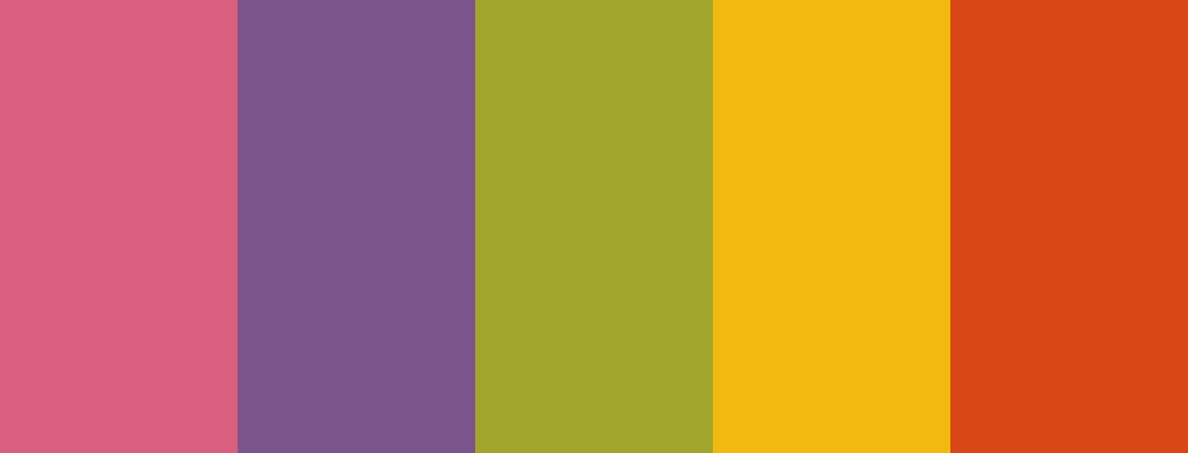 70s color palette - Aesthetic Color Palette