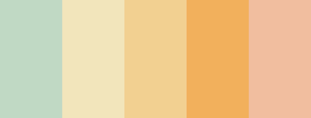 70s color palette - Aesthetic Color Palette