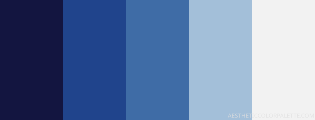 15 Delft Blue Color Palettes for Design - Aesthetic Color Palette