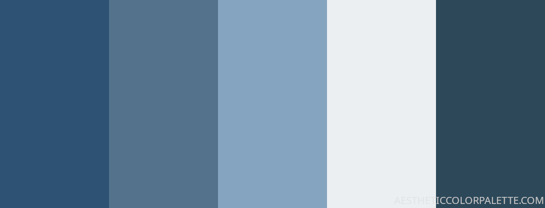 17 Minimal Blue Color Palettes to Explore - Aesthetic Color Palette