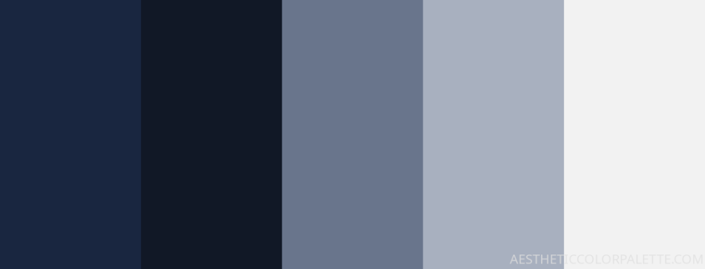 18 Oxford Blue Color Palettes Aesthetic Color Palette