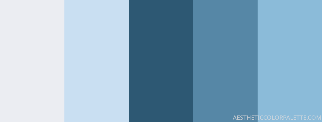 18 Retro Blue Color Palettes for Design - Aesthetic Color Palette
