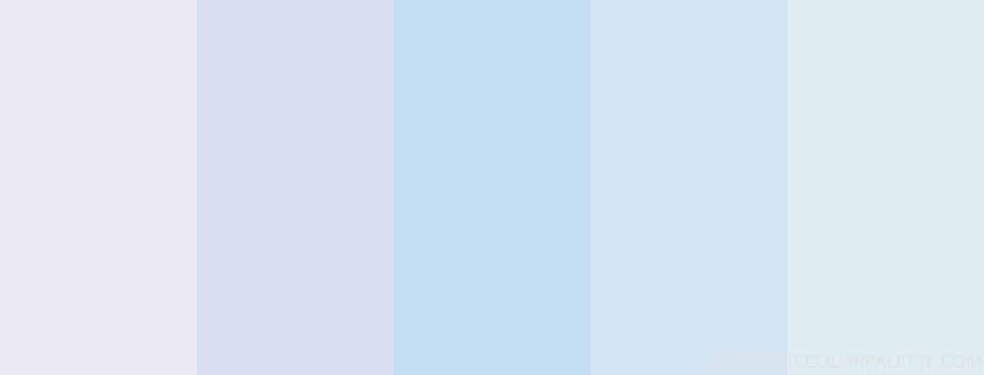 Blue Fade Color Palette