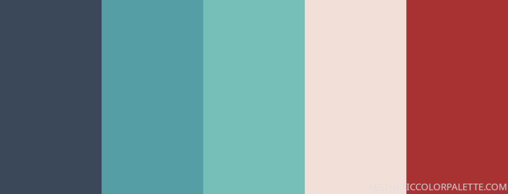 18 Retro Blue Color Palettes for Design - Aesthetic Color Palette