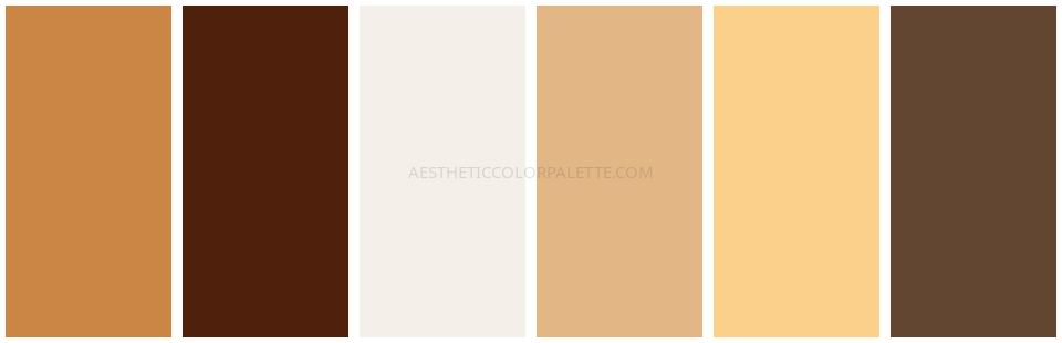 Almond Color Palettes - Aesthetic Color Palette