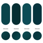 Dark Teal Colors With Hex Codes