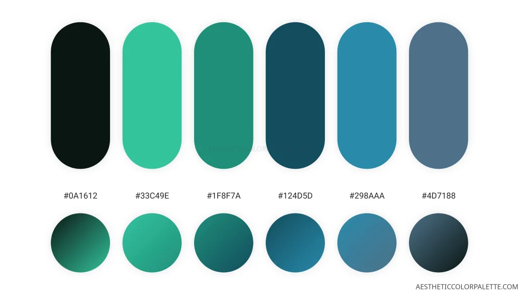 Greenish blue hex code inspiration 1