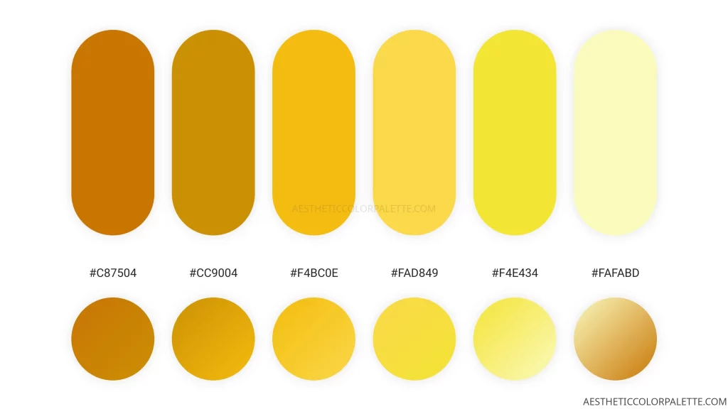 Honey Colors - Aesthetic Color Palette