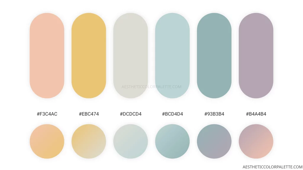 Muted summer HTML color tones 1