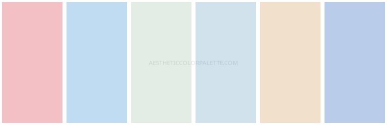 Read more about the article Pastel Aesthetic Color Palettes