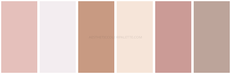 Soft Aesthetic Color Palettes - Aesthetic Color Palette