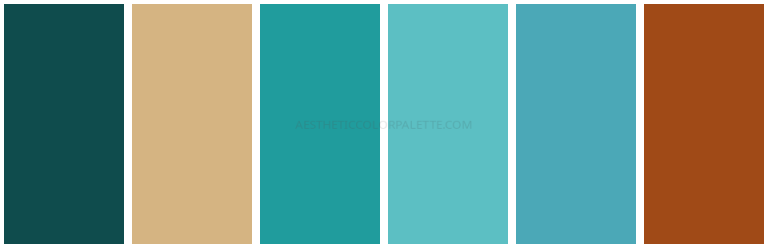 Summer Aesthetic Color Palettes - Aesthetic Color Palette