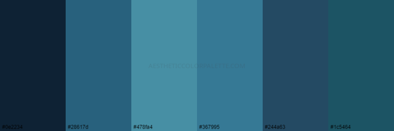 Read more about the article Dark Blue Color Palettes