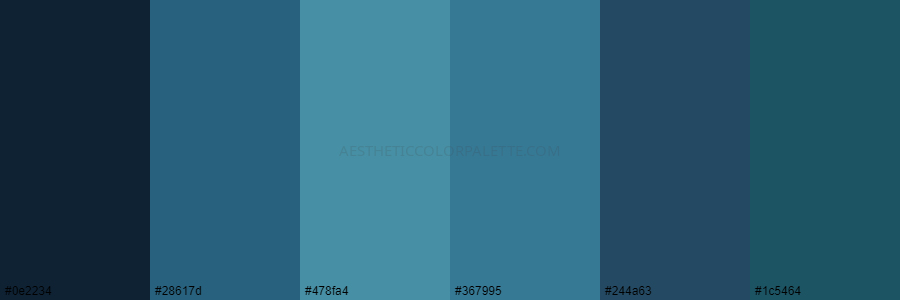 You are currently viewing Dark Blue Color Palettes