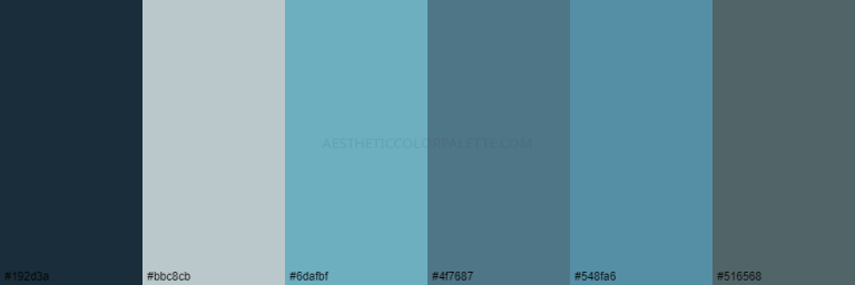 Read more about the article Slate Blue Color Palettes