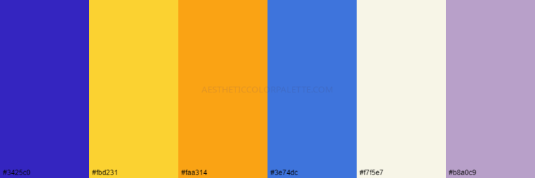 Read more about the article Yellow Blue Color Palettes