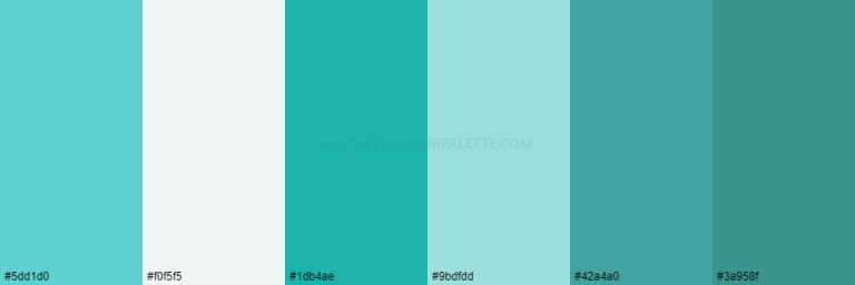 Read more about the article Tiffany Blue Color Palettes