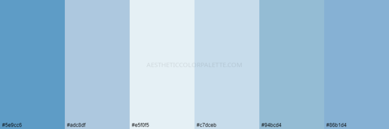 Read more about the article French Blue Color Palettes