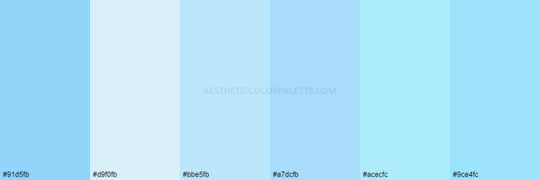 Read more about the article Sky Blue Color Palettes
