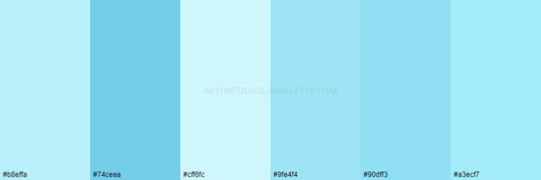Read more about the article Baby Blue Color Palettes