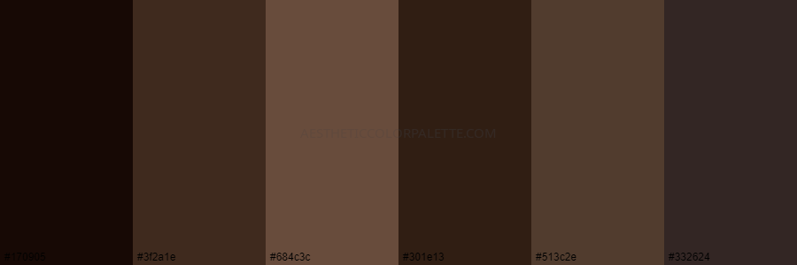You are currently viewing Dark Brown Color Palettes