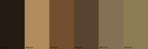 Dark Brown Color Palettes - Aesthetic Color Palette