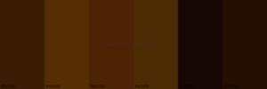 Dark Brown Color Palettes - Aesthetic Color Palette