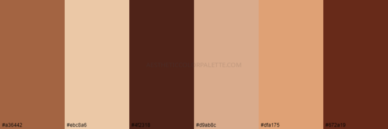Read more about the article Brown Color palettes