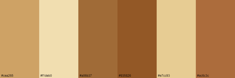 Read more about the article Coffee Brown Color Palettes