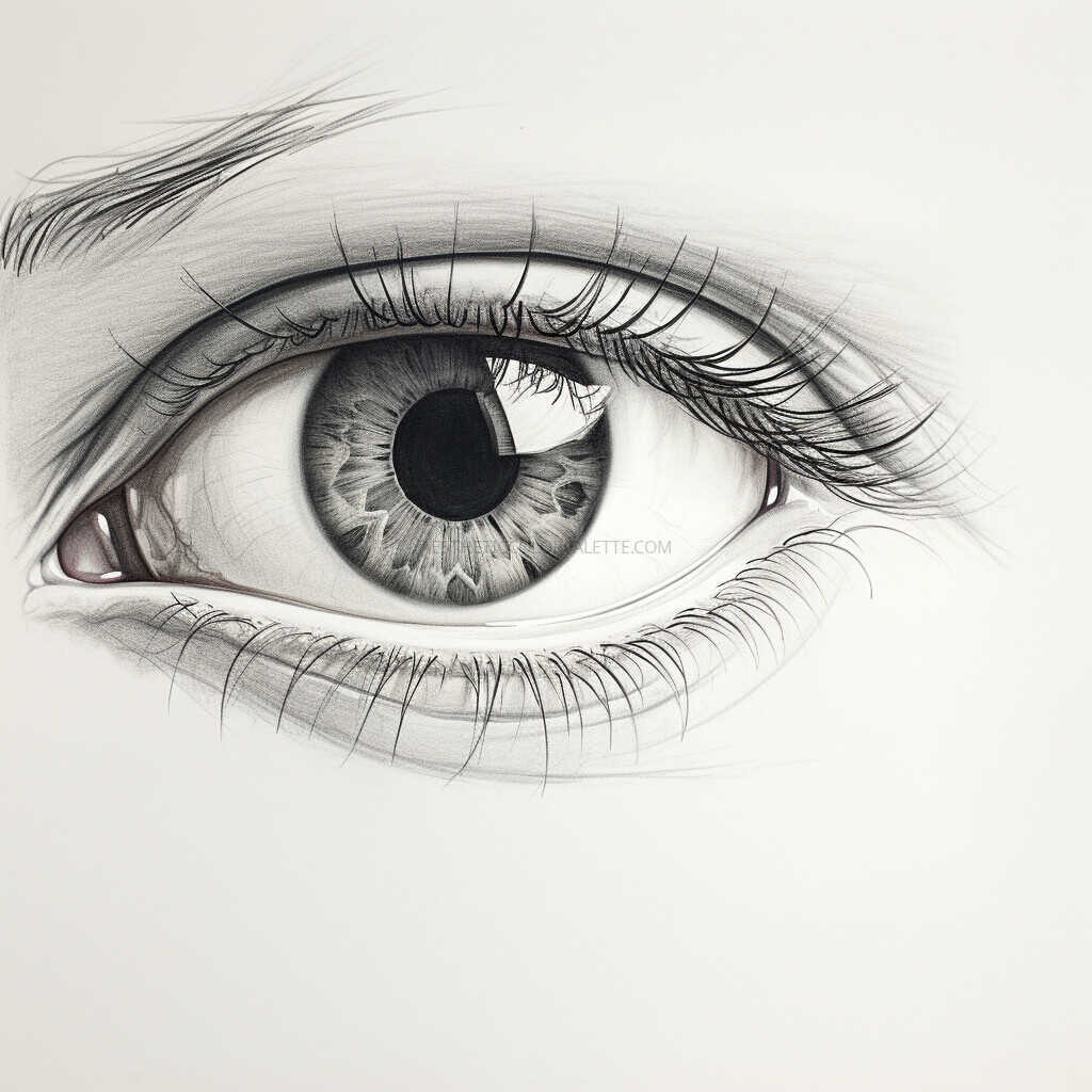 eye sketch 12