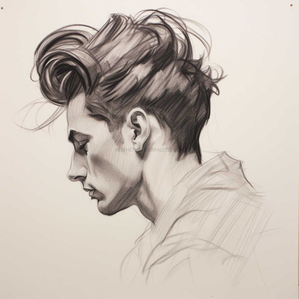 mens hairstyle sketch 11
