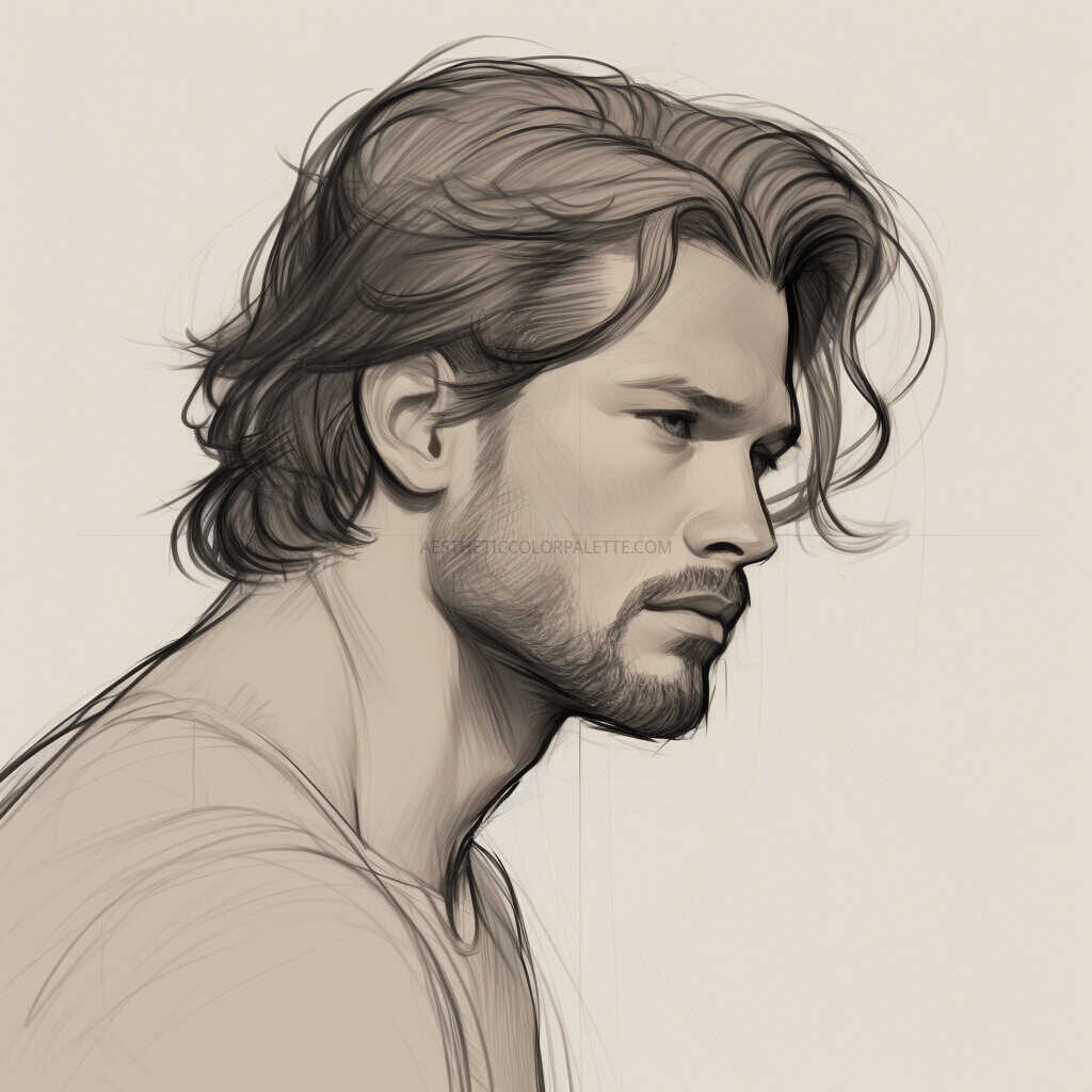 mens hairstyle sketch 21