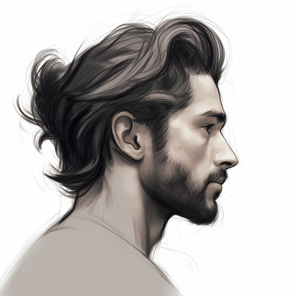 mens hairstyle sketch 9