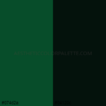 Dark Green Color Palettes