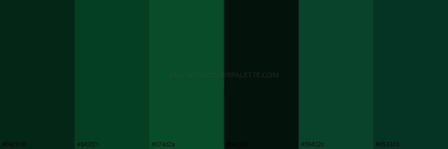 You are currently viewing Dark Green Color Palettes