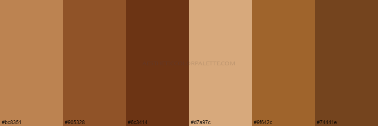 Read more about the article Warm Brown Color Palettes