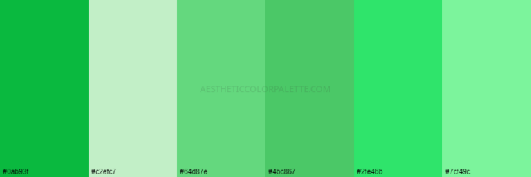 Read more about the article Kelly Green Color Palettes