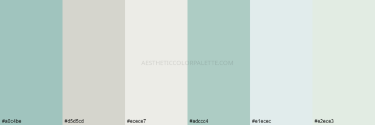 Read more about the article Grey Green Color Palettes