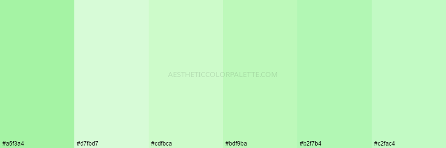 You are currently viewing Light Green Color Palettes