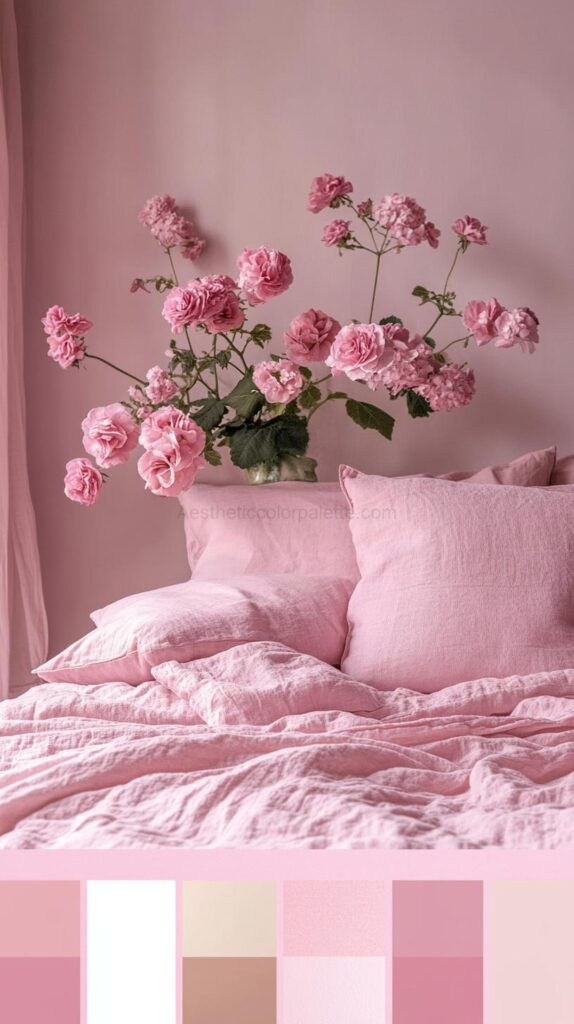 Pink Bedroom Color Palettes 10