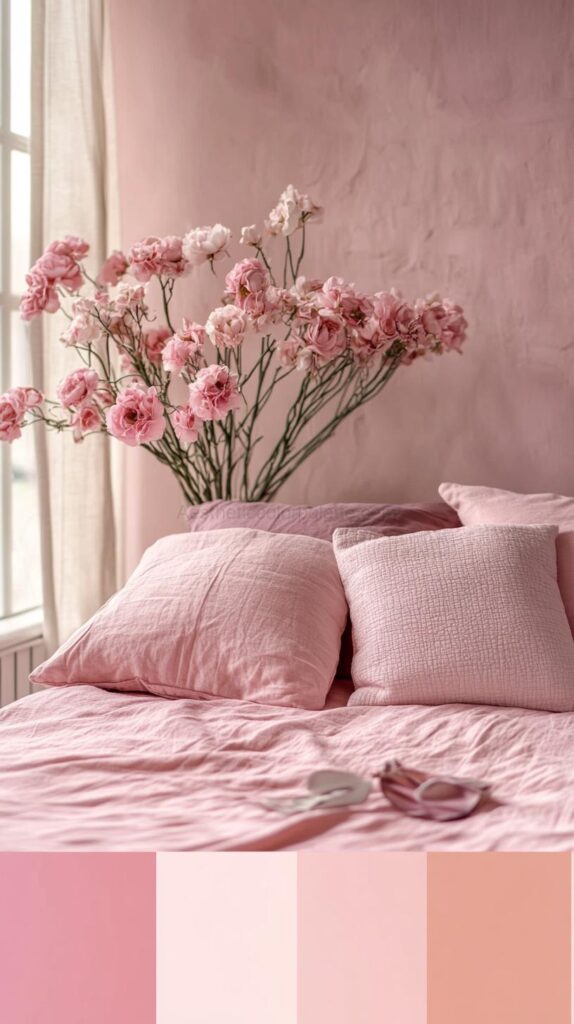 Pink Bedroom Color Palettes 11