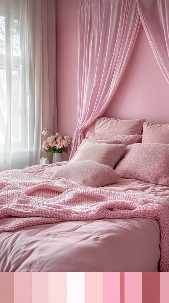 Pink Bedroom Color Palettes 12